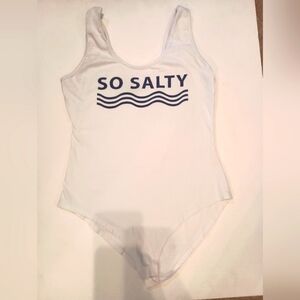 Women's So Salty Bodysuit Sz M